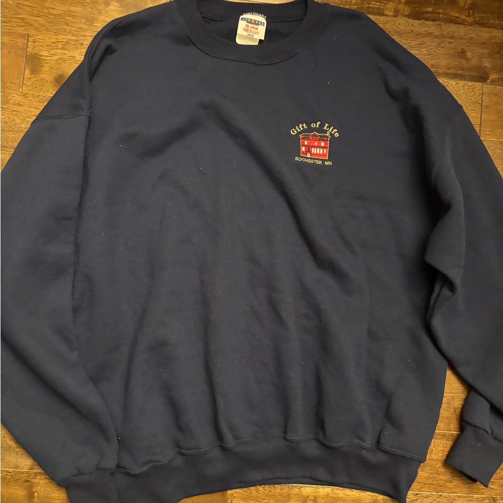 Gift of Life Navy Blue 2x sweatshirt